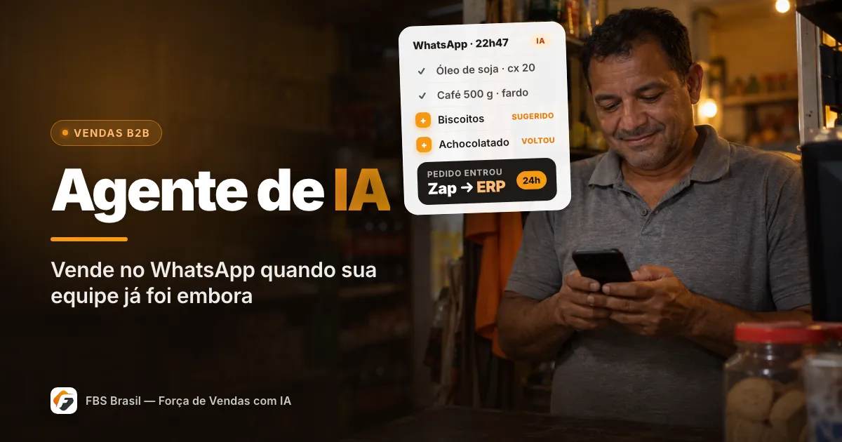 Agente de IA de vendas: o que ele precisa saber do seu ERP